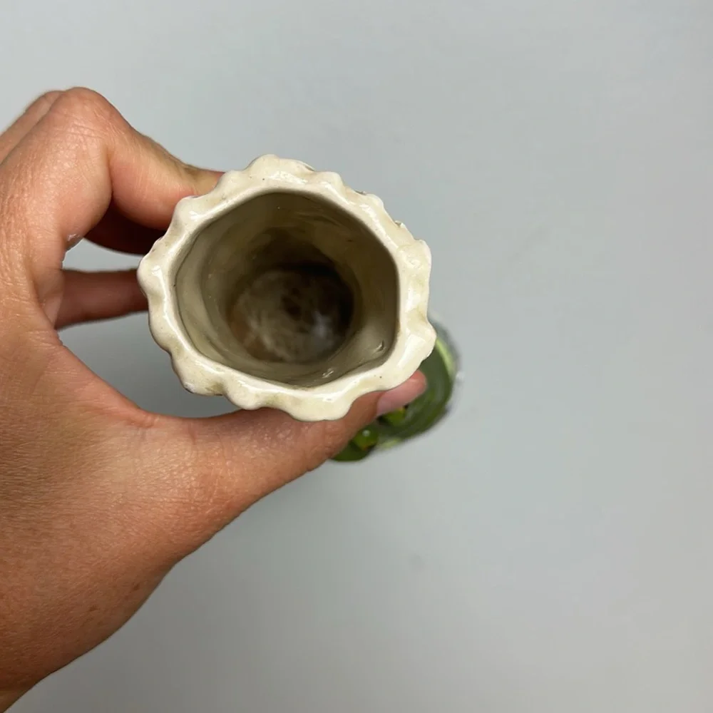 Vintage 1980s Otagiri Frog Vase